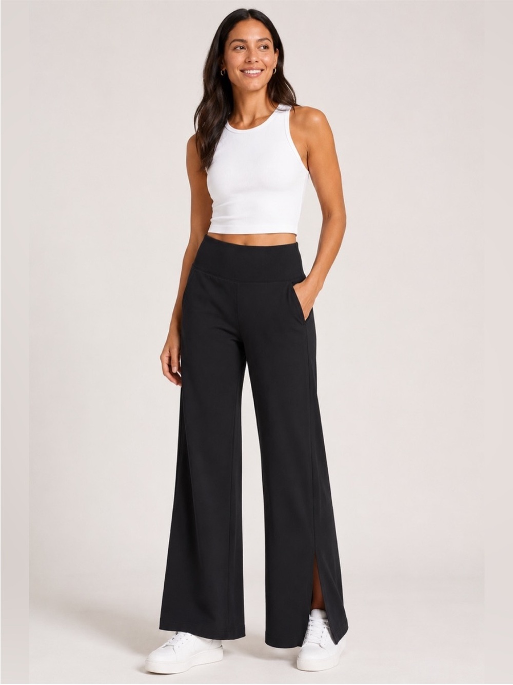 Athleta Venice Wide Leg Split Hem Pant
Size Small